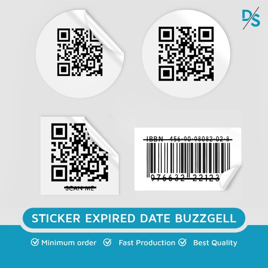 Sticker Label Produk Elektronik Barcode