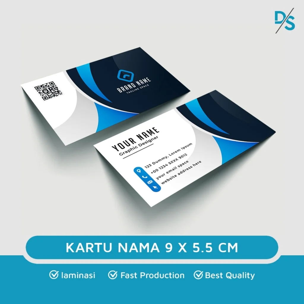 Print Kartu Nama  Custom 2 Sisi