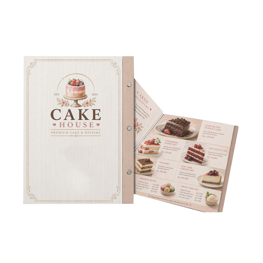 Cover Buku Menu Board